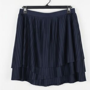 Navy Blue Banana Republic Layered Women's Skirt